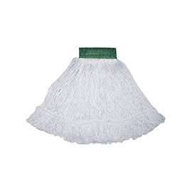 Continental Commercial J.W. Atomic Loop A02502 Looped-End, Non-Bacterial Wet Mop Head, 5 in Headband