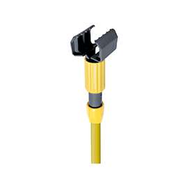 CONTINENTAL COMMERCIAL Color Guard A70612 Wet Mop Handle, 1 in Dia, 60 in L, Fiberglass, Yellow