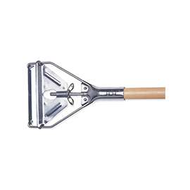 CONTINENTAL COMMERCIAL A70902 Wet Mop Handle, 1-1/8 in Dia, 60 in L, Wood