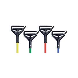 Continental Commercial Color Guard A70312 Wet Mop Handle, 60 in L, Fiberglass, Yellow