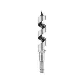 DeWALT DW1674 Auger Drill Bit, 1-1/4 in Dia, 6 in OAL, Hollow Center Flute, 7/16 in Dia Shank, Ball Groove Shank