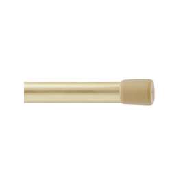 Kenney KN611 Spring Tension Rod, 5/8 in Dia, 28 to 48 in L, Brass