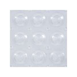Kenney KN61292 Bath Mat, 31 in L, 15 in W, Vinyl, Clear
