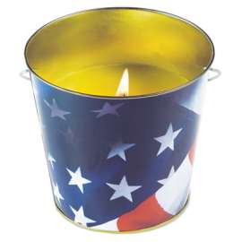 16OZ MTL Flag Bucket
