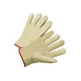 Drivers Gloves, Standard Grain Cowhide, Large, Unlined, Tan