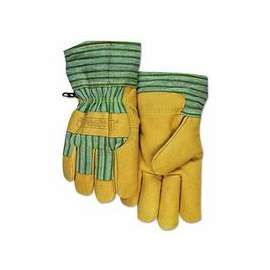 Cold Weather Gloves, Large, Pigskin, Gold
