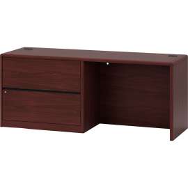 HON 10700 Series Wood Bookcase, Three-Shelf, 36w x 13.13d x 43.38h, Natural Maple