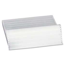 Sparco 1/2" Green Bar 1-part Computer Paper