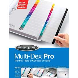 Acco/Wilson Jones Multi-Dex Monthly Index Dividers