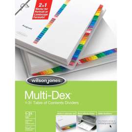 Acco/Wilson Jones Multidex Complete Dividers