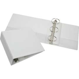 SKILCRAFT Round Ring White View Binders