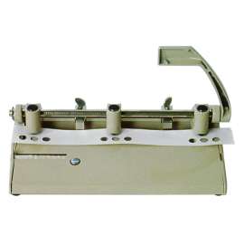 SKILCRAFT Adjustable Heavy-duty 3-Hole Punch