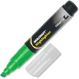 SKILCRAFT Lg Chisel Tip Fluorescent Highlighters