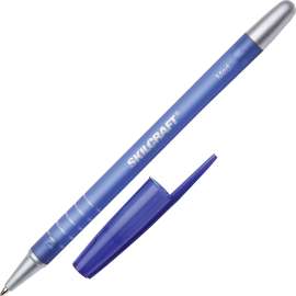 SKILCRAFT Rubberized Barrel Ballpoint Stick Pens