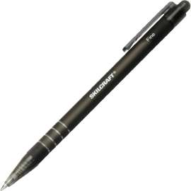 SKILCRAFT Clean Click Rubberized Ballpoint Pen