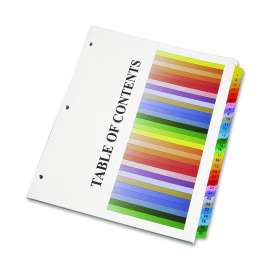 SKILCRAFT Multiple Index Sheets