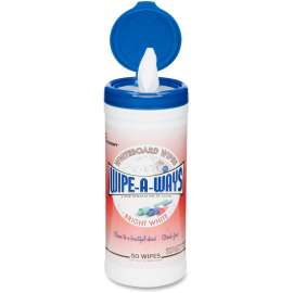 SKILCRAFT Wipe-A-Ways Whiteboard Wipes