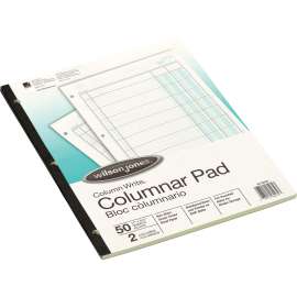 Acco/Wilson Jones Side-Bound Punched Columnar Pads