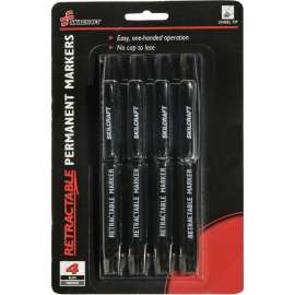 SKILCRAFT Retractable Permanent Markers