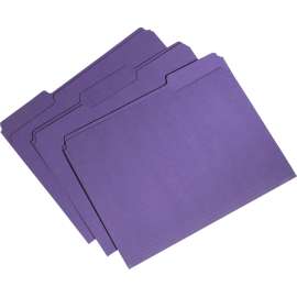 SKILCRAFT 1-ply Top Tab Recycled File Folders
