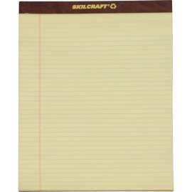 SKILCRAFT Top Bound Perforated Legal Pads