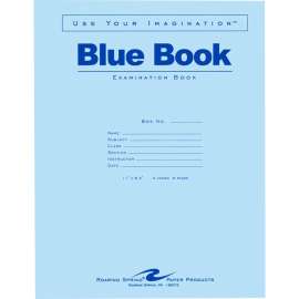 Roaring Spring 8-sheet Blue Examination Book
