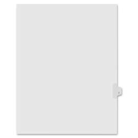 Kleer-Fax Preprinted Letter Side Tab Index Divider