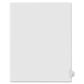 Kleer-Fax Numeric Laminated Tab Index Dividers