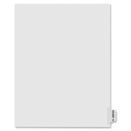 Kleer-Fax Numerical Exhibit Index Dividers