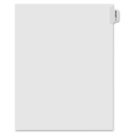 Kleer-Fax Numerical Exhibit Index Dividers