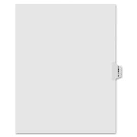 Kleer-Fax Numerical Exhibit Index Dividers