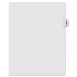 Kleer-Fax Numerical Exhibit Index Dividers
