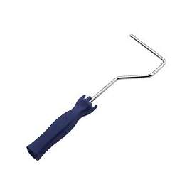 WOOSTER Mini-Koter R012-4 Roller Frame, 4 in L Roller, Plastic Handle, Threaded Handle, Blue Handle