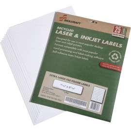 SKILCRAFT Recycled XL Laser/Inkjet Labels