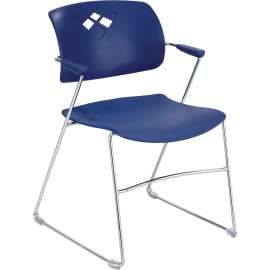 Safco Veer Flex Back Stack Chairs w/ Arms