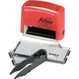 SKILCRAFT Self-Inking Do-It-Yourself Stamp Kit 