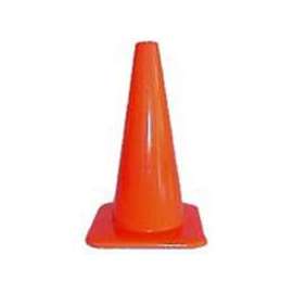 HY-KO SC-12 Traffic Safety Cone, 12 in H Cone, Vinyl Cone, Fluorescent Orange Cone