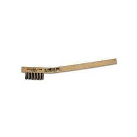 Utility Brushes, Wood Block/Handle, Stainless Steel Fill, Hand Tied