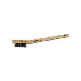 Utility Brushes, Wood Block/Handle, Stainless Steel Bristles, Stapled