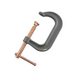Drop Forged C-Clamps, 3 1/4 in Throat Depth, 4 in L