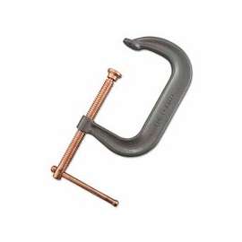 Drop Forged C-Clamps, 4 1/8 in Throat Depth, 6 in L