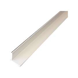 M-D 61634 Angle Stock, 2 in L Leg, 48 in L, 1/16 in Thick, Aluminum, Mill