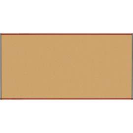 Lorell Cherry Finish Natural Cork Board