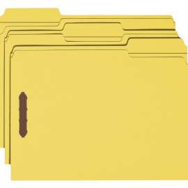 Smead Recycled 1/3 Cut Fastener File Folders