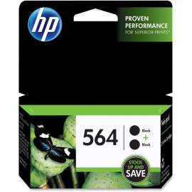 HP 564 2-pack Black Ink Cartridges