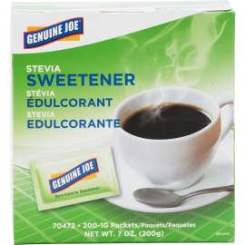 Genuine Joe Stevia Sweetener Packets