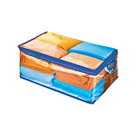 Ziploc 71596/70162 Flexible Tote, 22 gal Capacity, Plastic, Clear, Zipper Closure, 26-1/2 in L, 16 in W