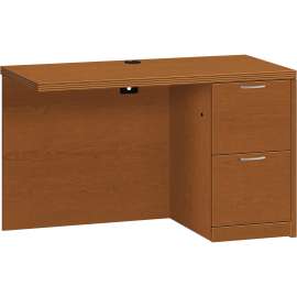 HON 10700 Series Right Pedestal Credenza, 72w x 24d x 29.5h, Harvest