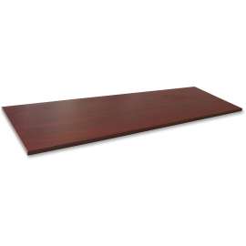 Lorell Mahogany Laminate Credenza Storage Top