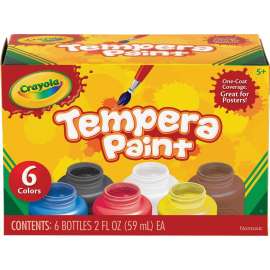 Crayola 6-color Tempera Paint